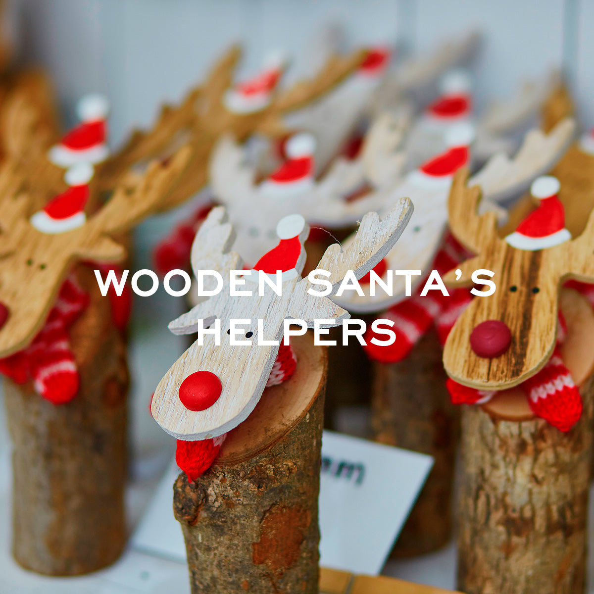 Wooden Santa's Helpers