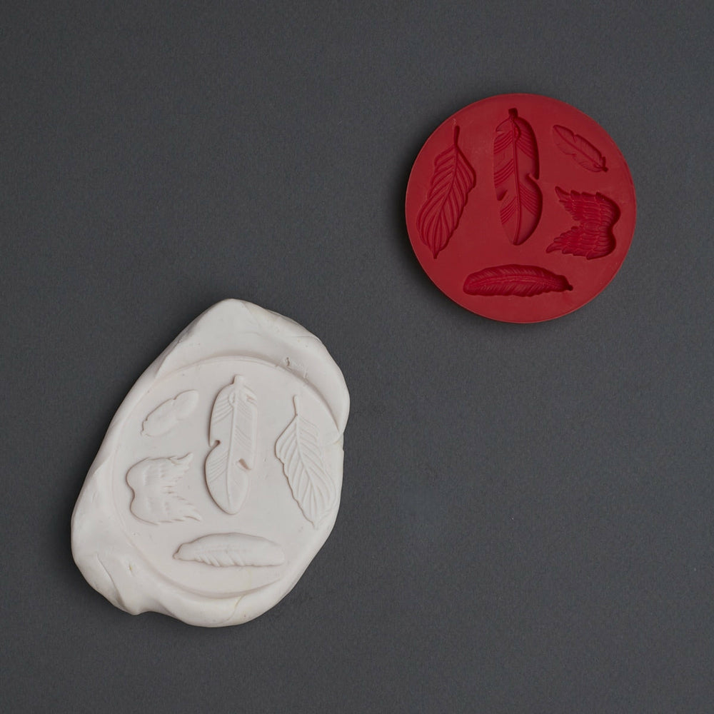 Silikonform Blätter Fimo (1)