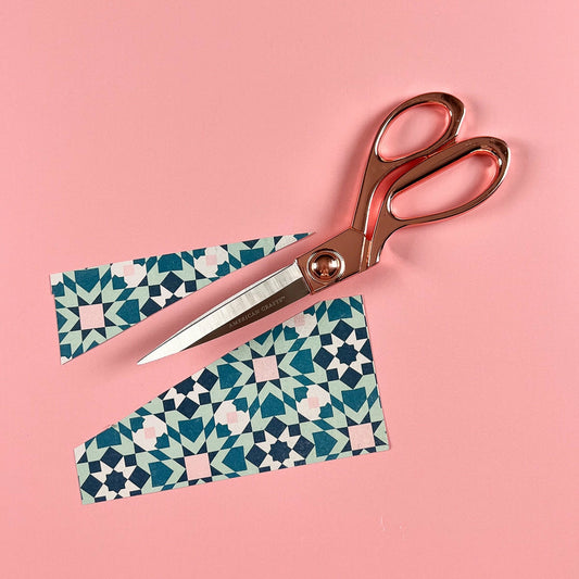 Schere Metall Roségold American Crafts