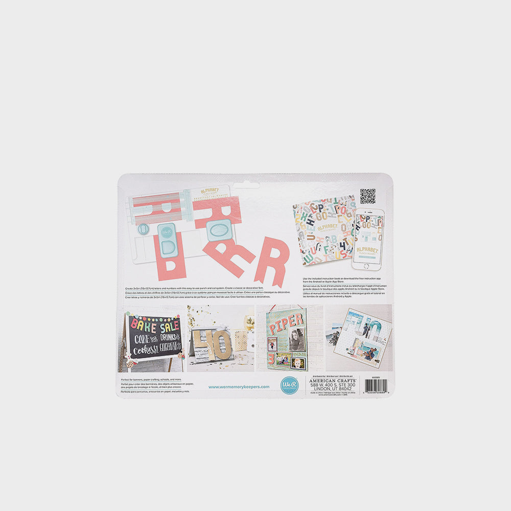 Alphabet Punch Board We R Memory Keepers (2)