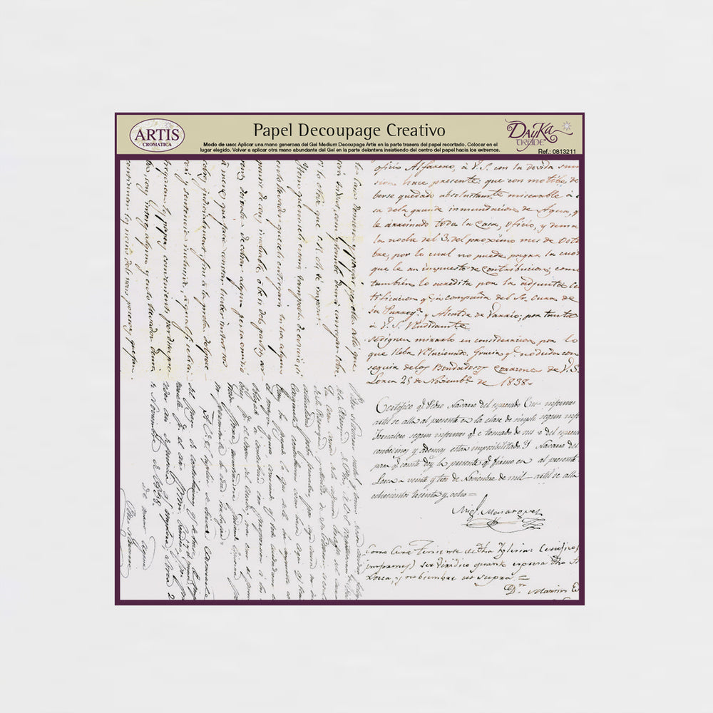 Decoupage-Papier Buchstaben 32 X 32 Dayka