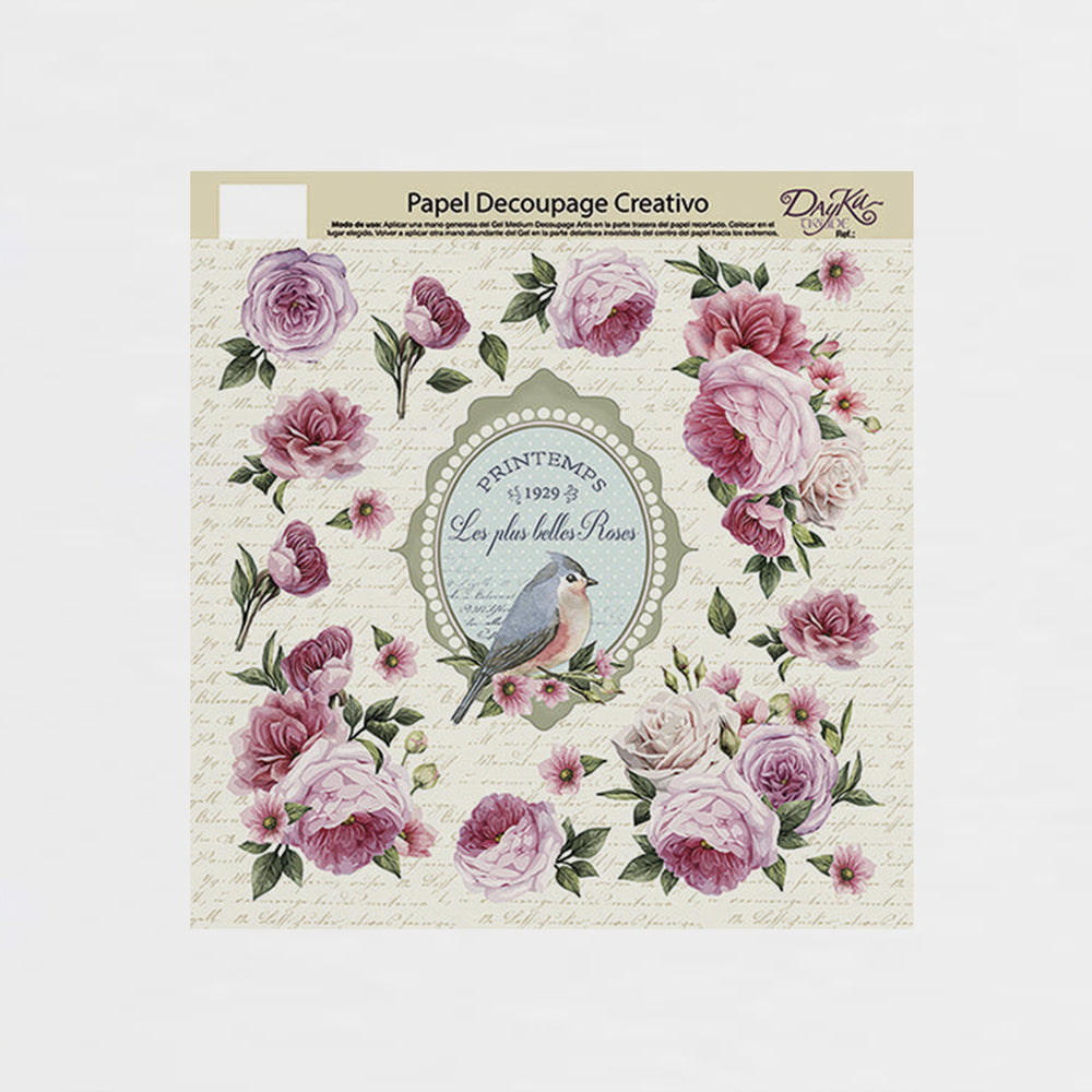 Decoupage-Papier Les Plus Belles 32 X 32 Dayka