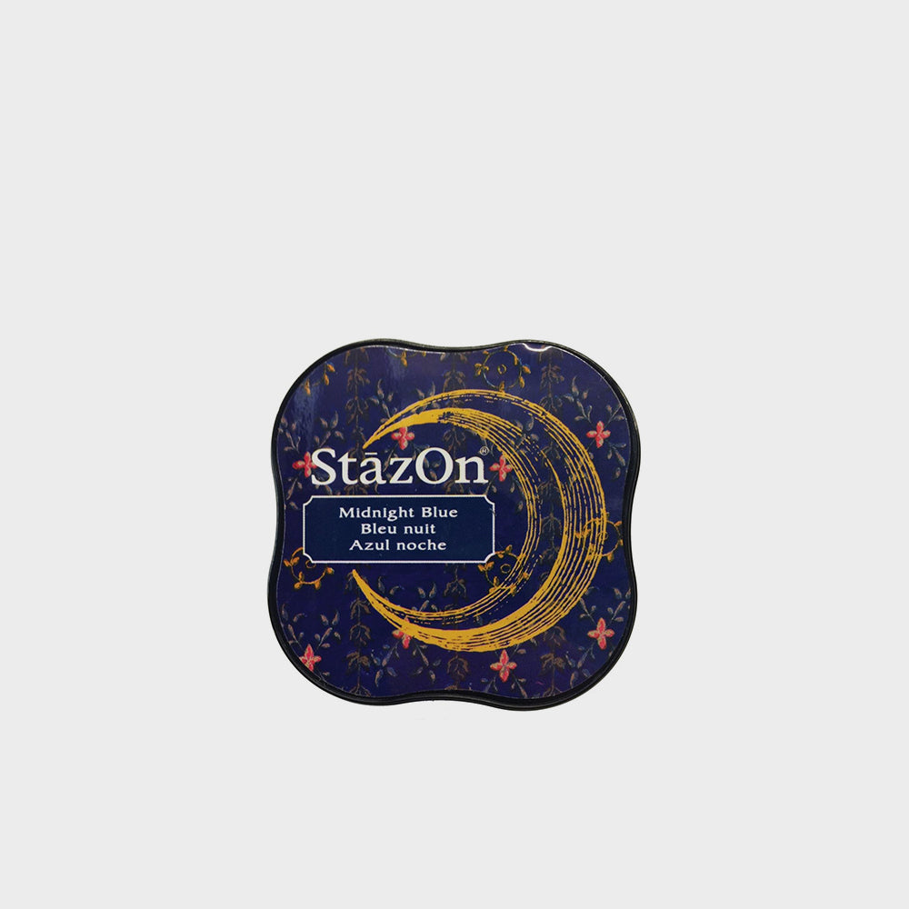 Tinte Stazon Midi Ink Pad Nachtschwarz