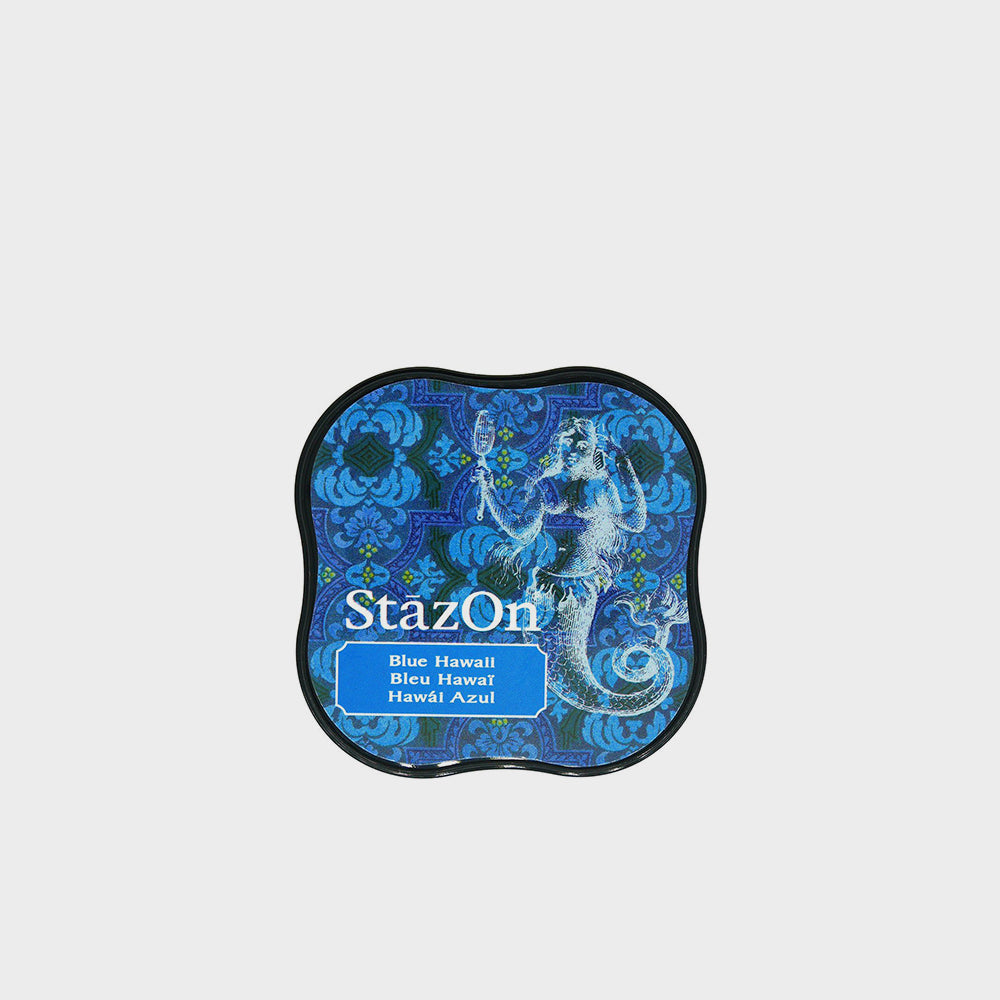Tinte Stazon Midi Ink Pad Blue Hawai