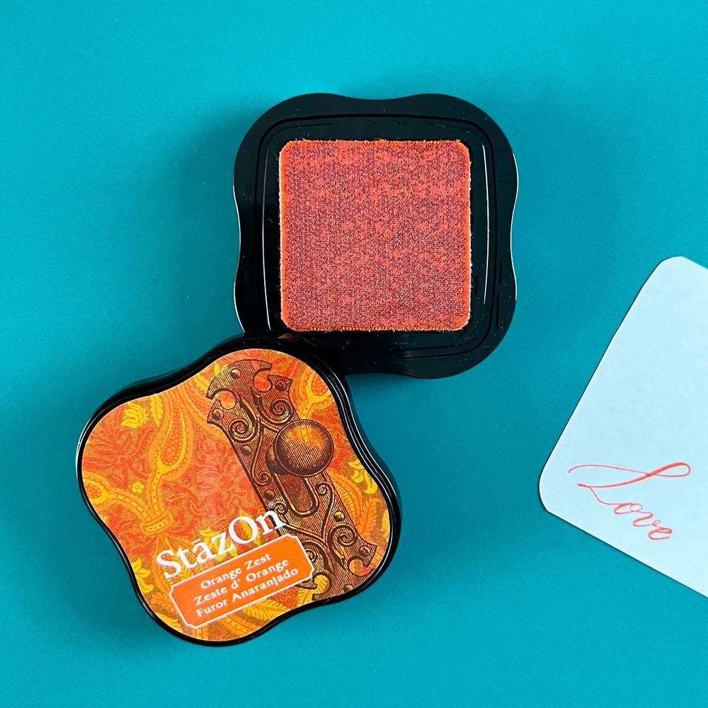 Tinte Stazon Midi Ink Pad Orange Zest
