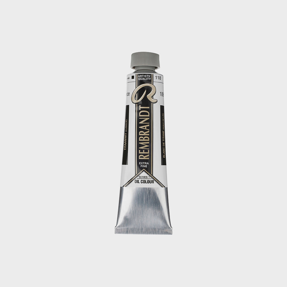 Ölfarbe Rembrandt 40 ml Titan.White Linaza