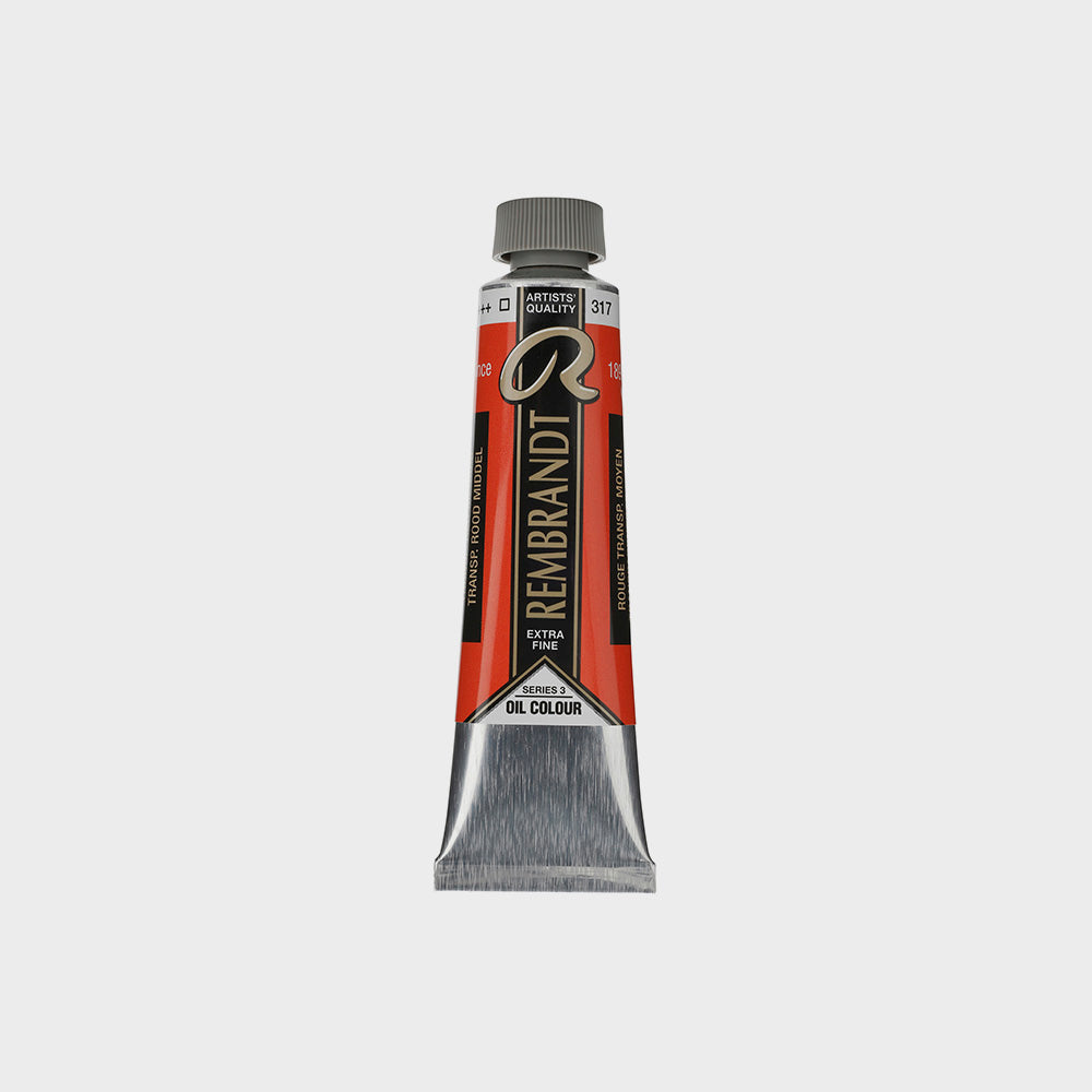 Ölfarbe Rembrandt 40 ml Transp.Red Med