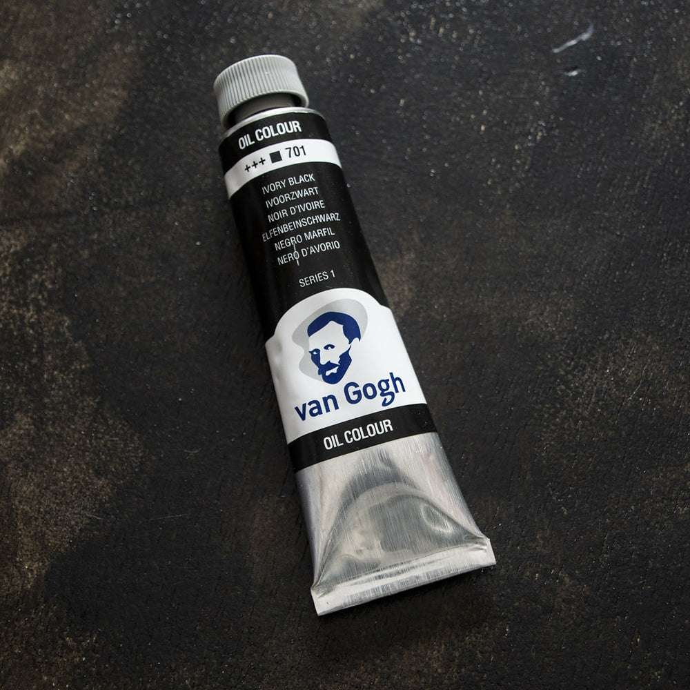 Ölfarbe Van Gogh Elfenbeinschwarz 40 ml (1)