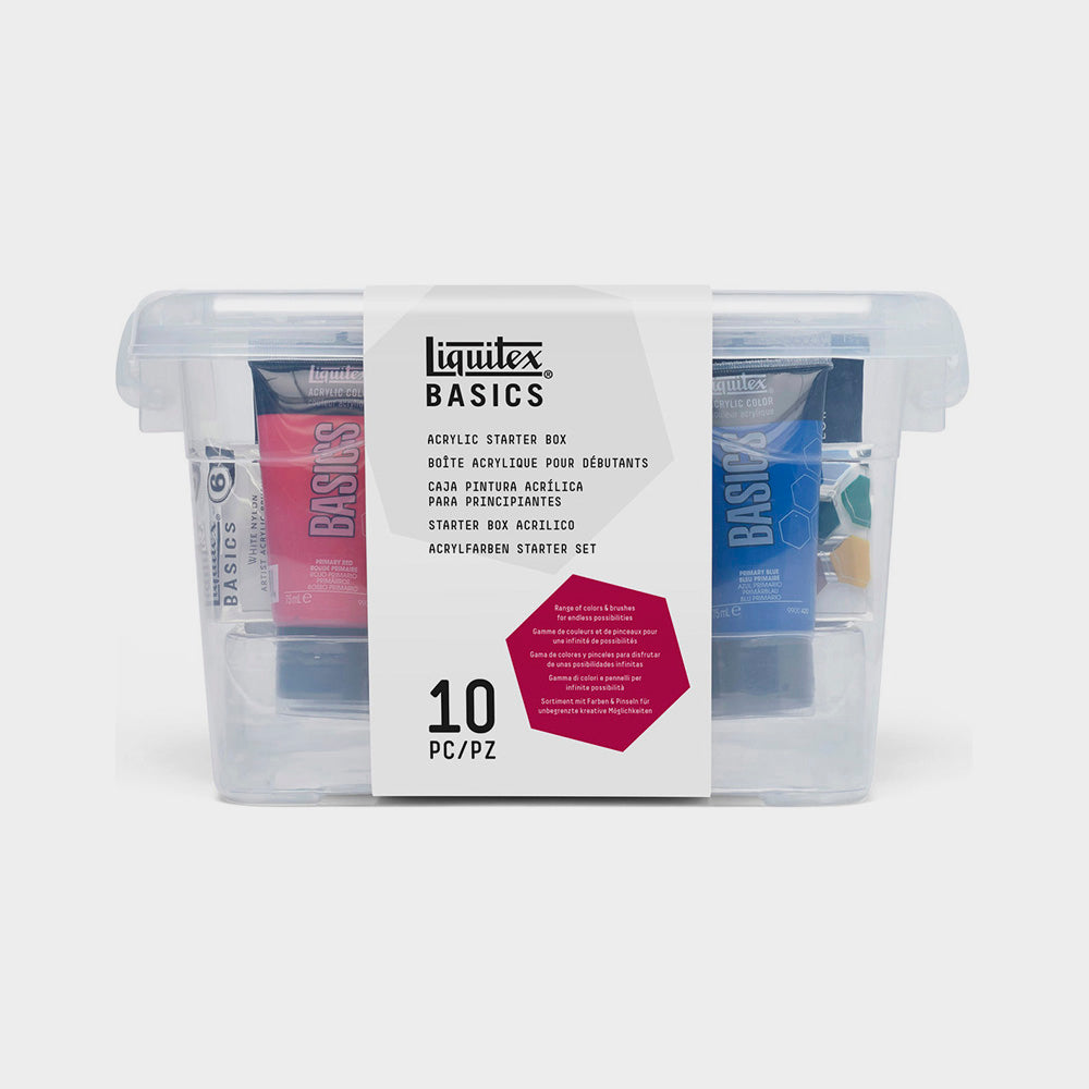 Box mit Acrylfarben 9 Tuben 75ml Liquitex (2)