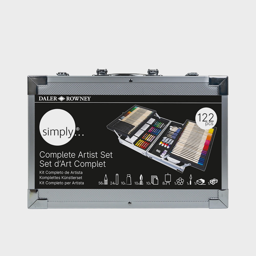 Künstlerkoffer 122 Teile Daler Rowney
