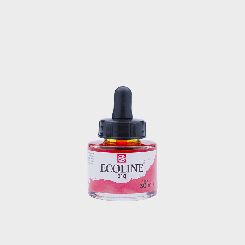 Flüssige Aquarellfarbe Karminrot 30 ml Ecoline