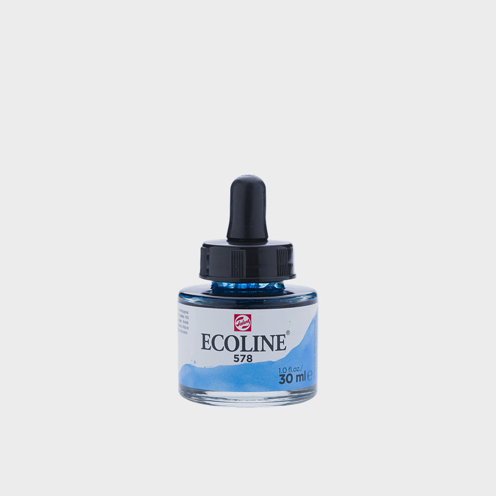 Flüssige Aquarellfarbe Himmelblau 30 ml Ecoline