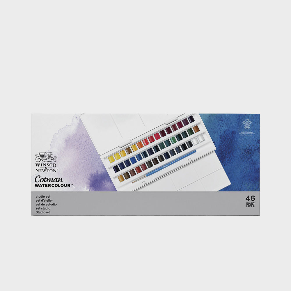 Box 45 Näpfchen Aquarelle Cotman Winsor & Newton (1)