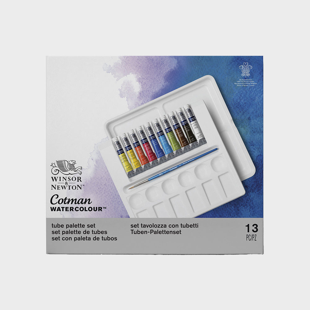 Box 10 Aquarellfarben Tube 8 ml Winsor & Newton (1)