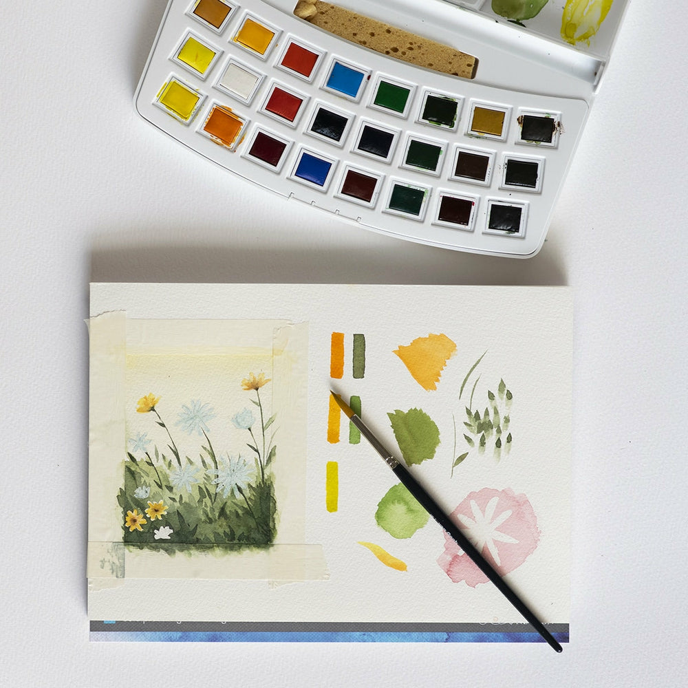 Box 24 Näpfchen Aquarellfarben Van Gogh (1)