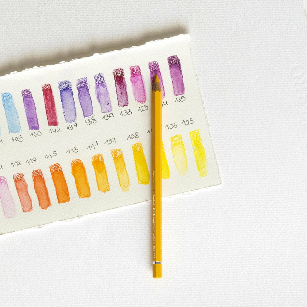 Aquarellstift Albrecht Dürer 108 Kadmiumgelb Dunkel Faber Castell