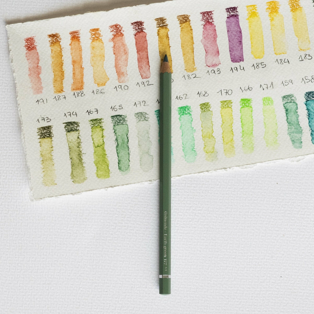 Aquarellstift Albrecht Dürer 172 Grünerde Faber Castell