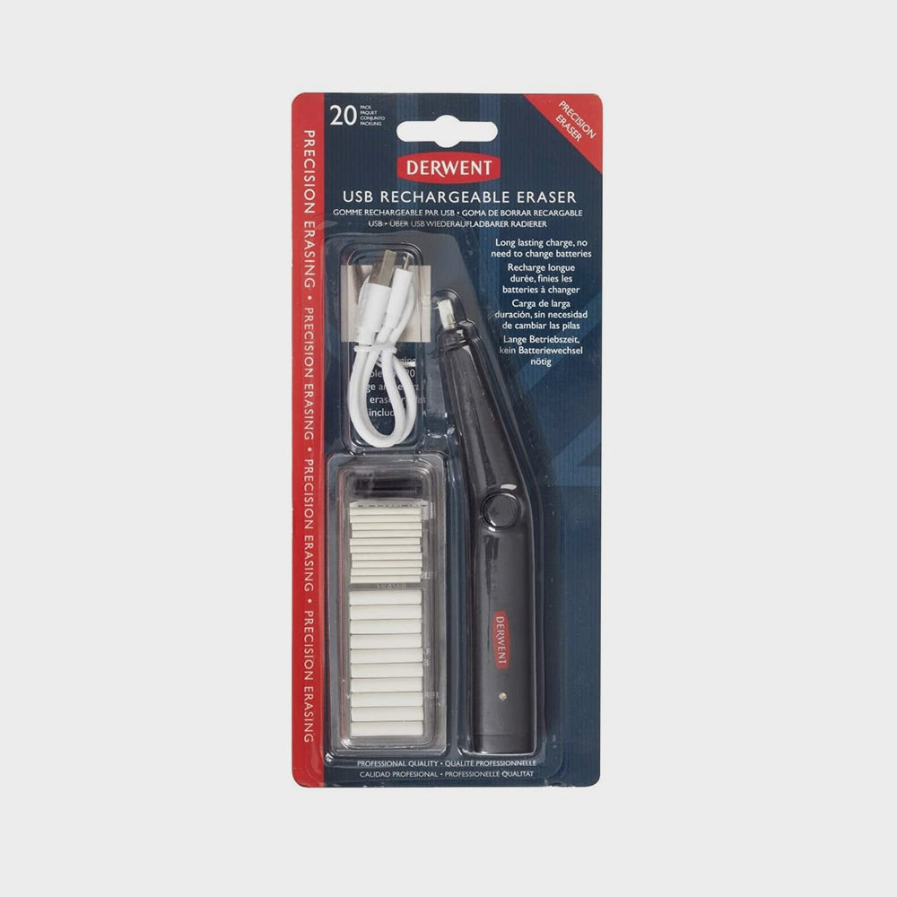 Wiederaufladbare Radierer Usb Derwent (1)