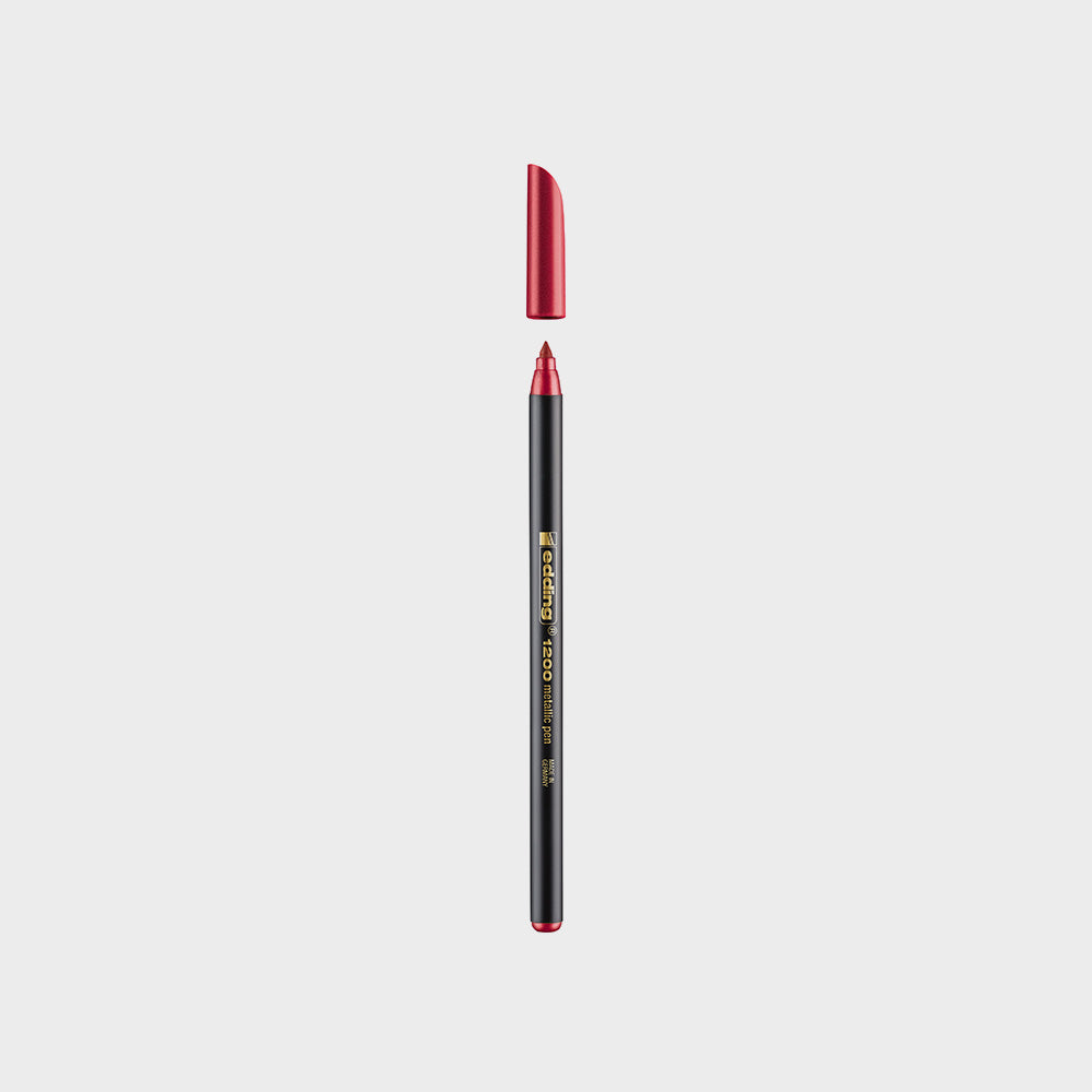 Marker Edding 1200 Feine Spitze Metallic-Rot
