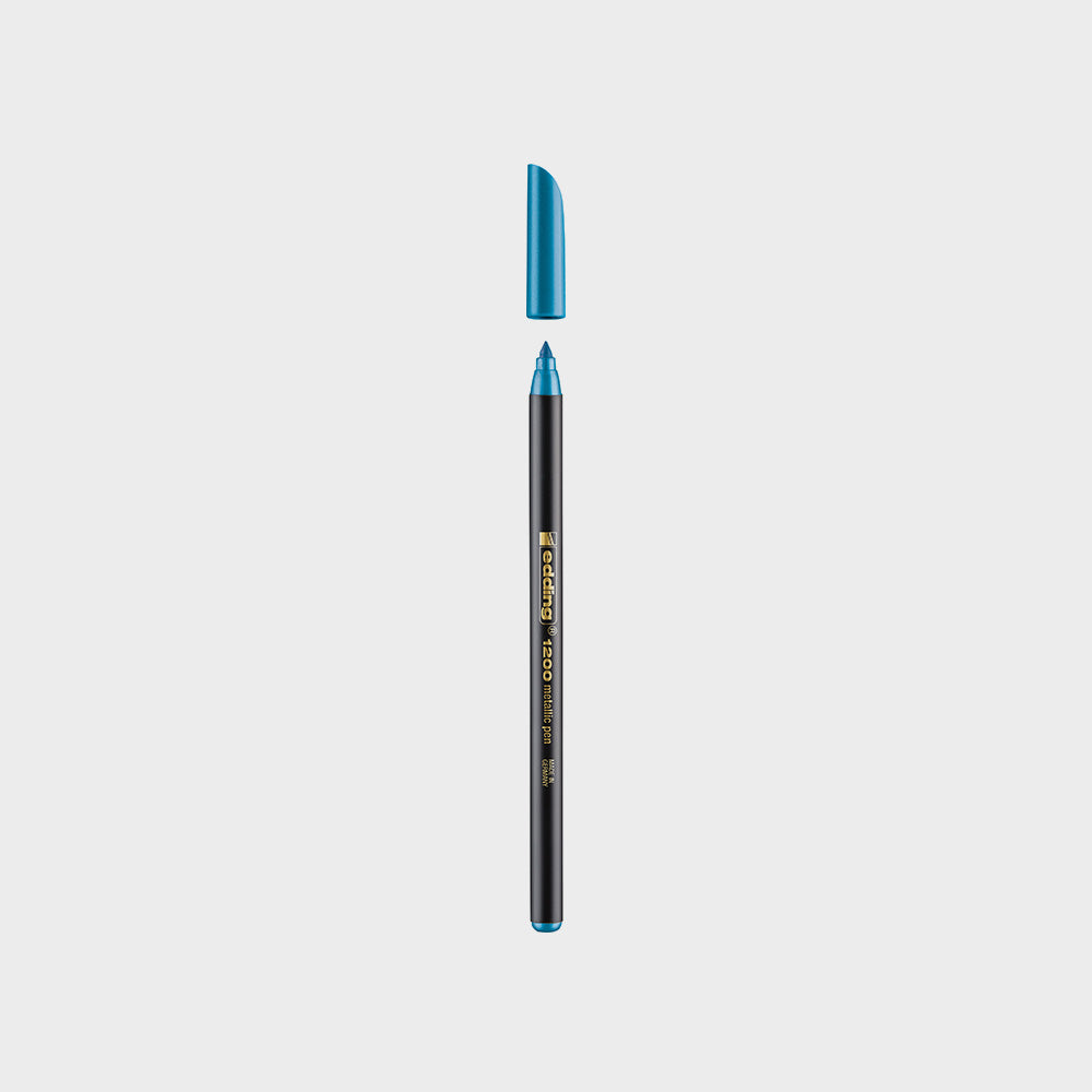 Marker Edding 1200 Feine Spitze Metallic-Blau