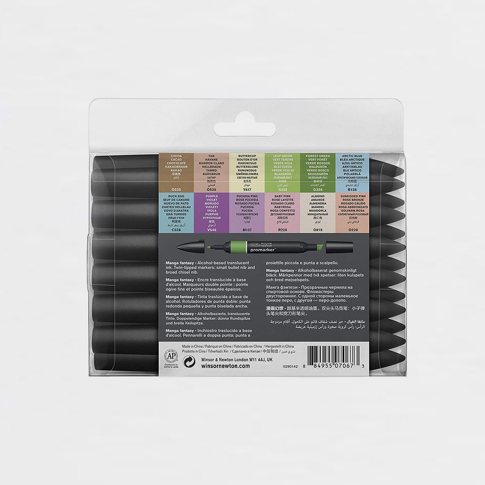 12er-Set + 1 Marker Promarker Manga Fantasy Winsor & Newton (2)