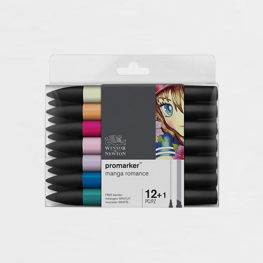 12er-Set Marker Manga Romance Promarker Winsor & Newton (1)