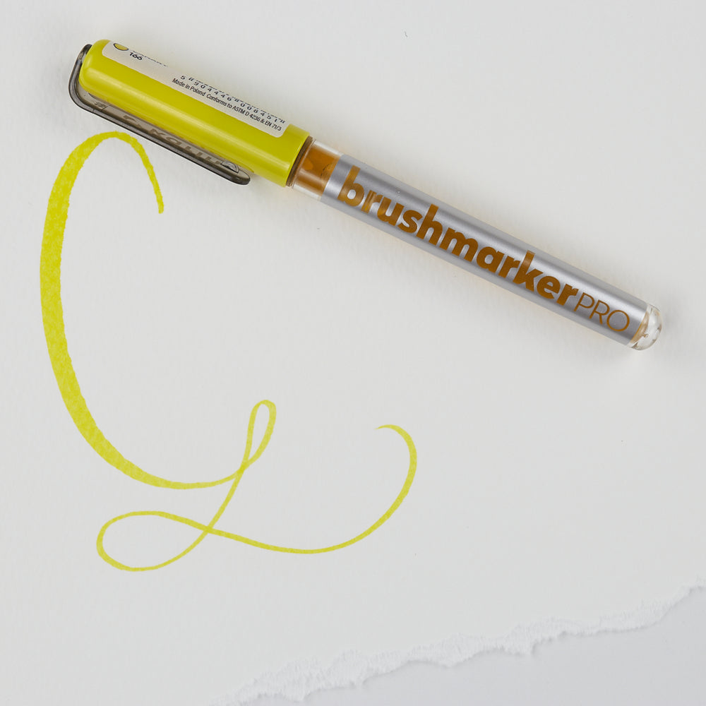 Marker Karin Brushmarker Pro 166 Canary