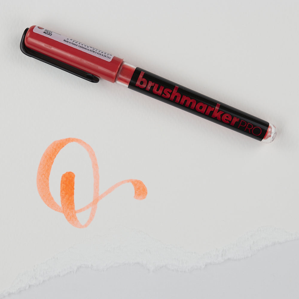 Marker Karin Neon Pro Orange Red 4020 (1)