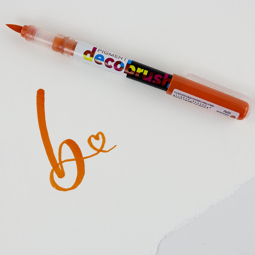 Marker Pigment Decobrush Karin Leuchtendes Orange