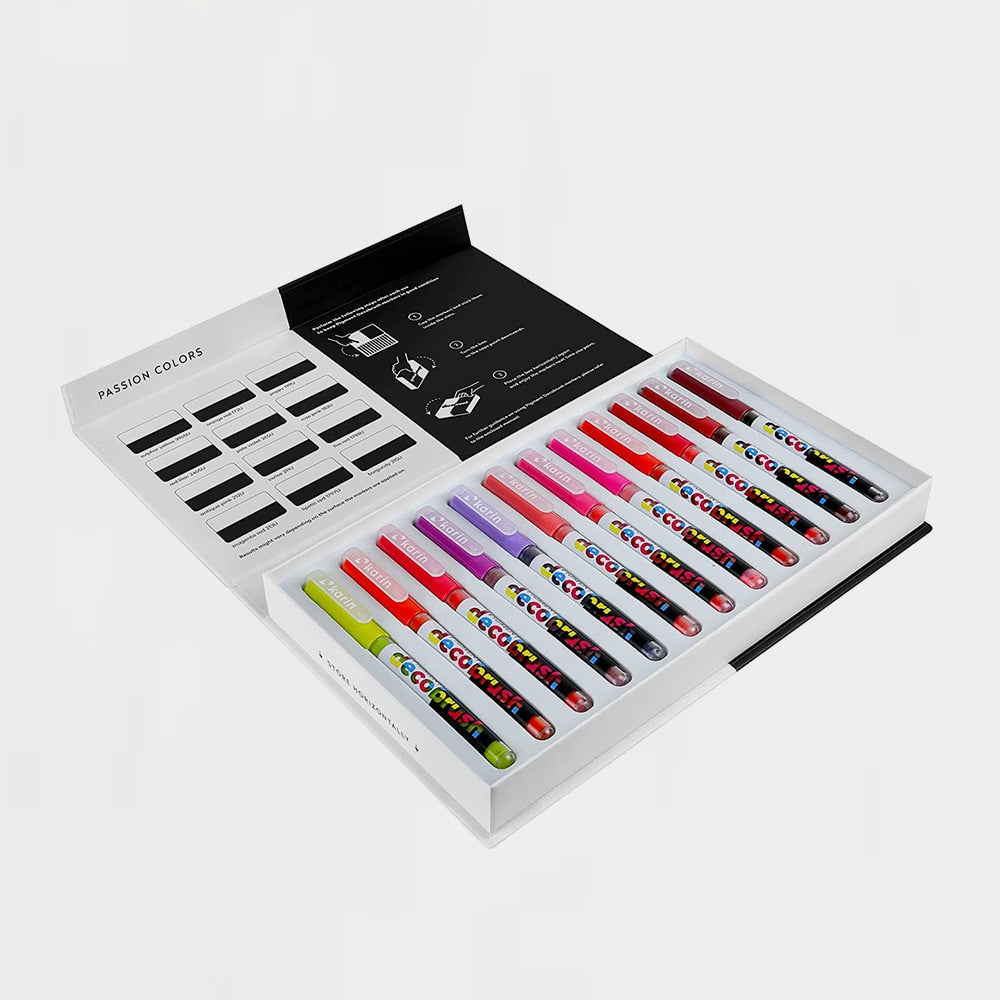 Box mit 12 Filzstiften Passion Pigment Decobrush Karin (1)