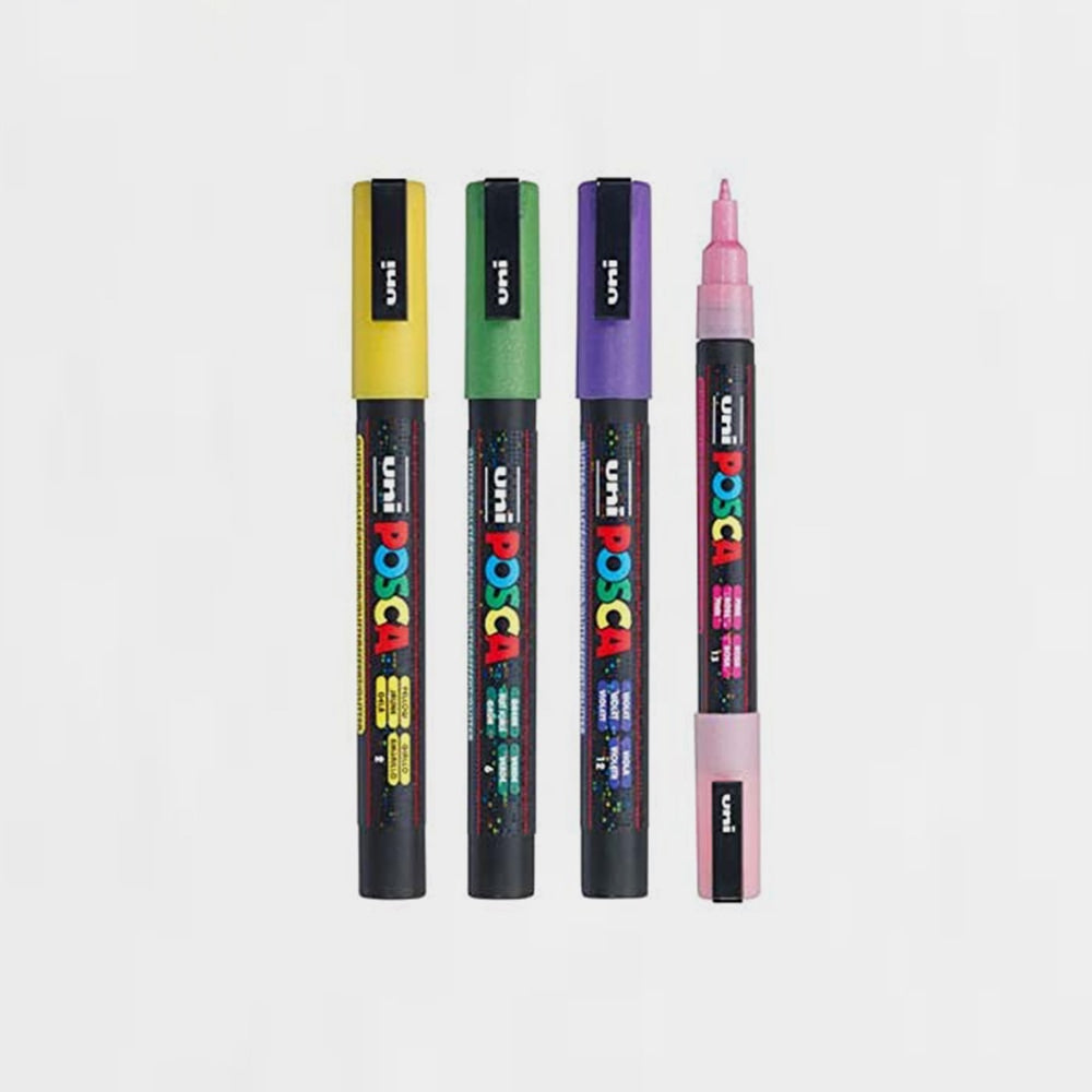 Etui 8 Marker Glitzer Posca Pc-3m