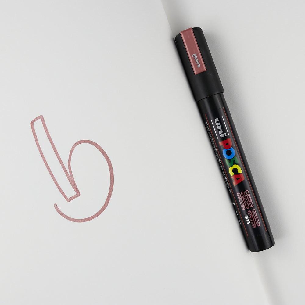 Marker Posca Pc-5m Rot Metallic
