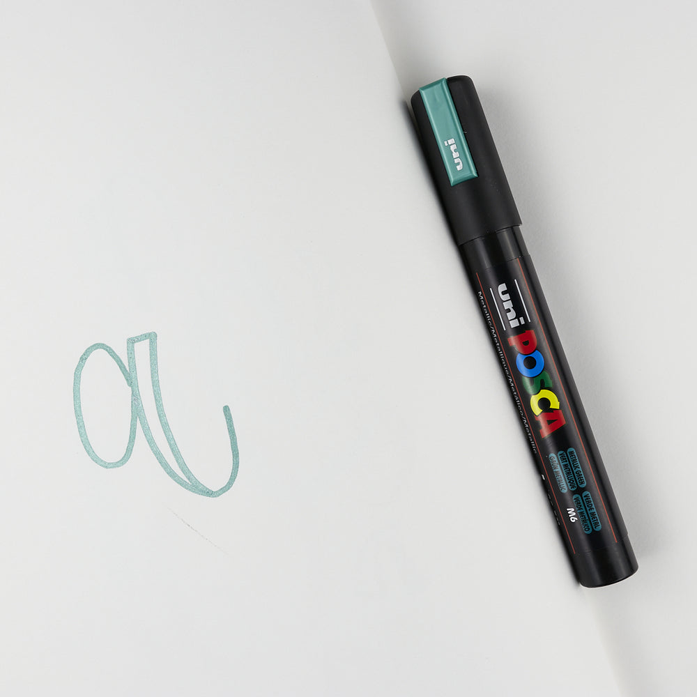 Marker Posca Pc-5m Grün Metallic