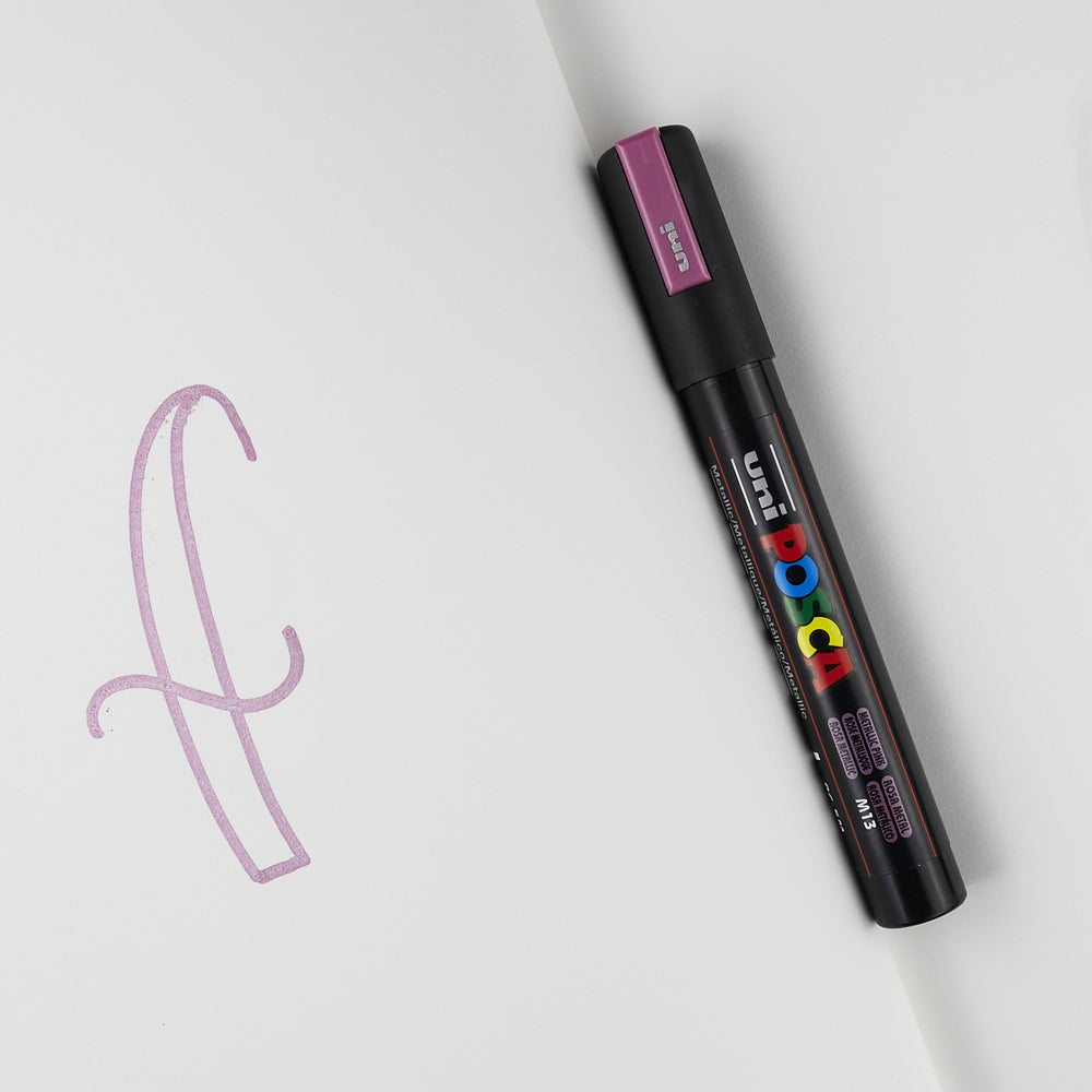 Marker Posca Pc-5m Rosa Metallic