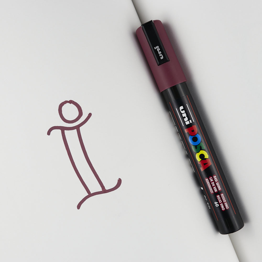 Marker Posca Pc-5m Weinrot