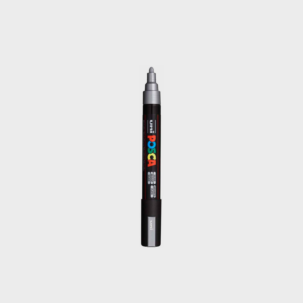 Marker Posca Pc-5m Silber
