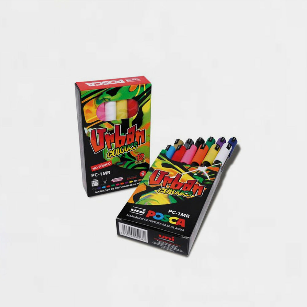 Etui 12er-Set Marker Posca Urban Colours Pc-1mr