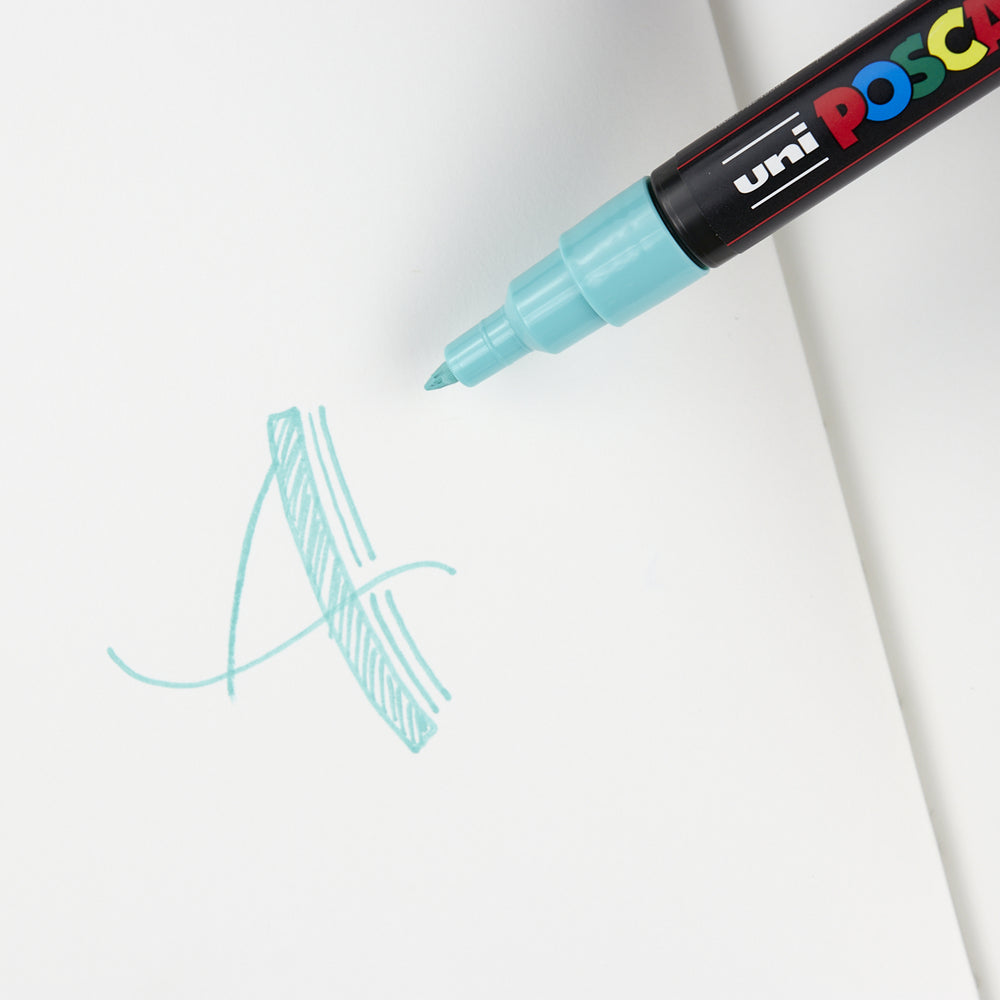 Marker Posca Pc-1m Aquamarin (3)