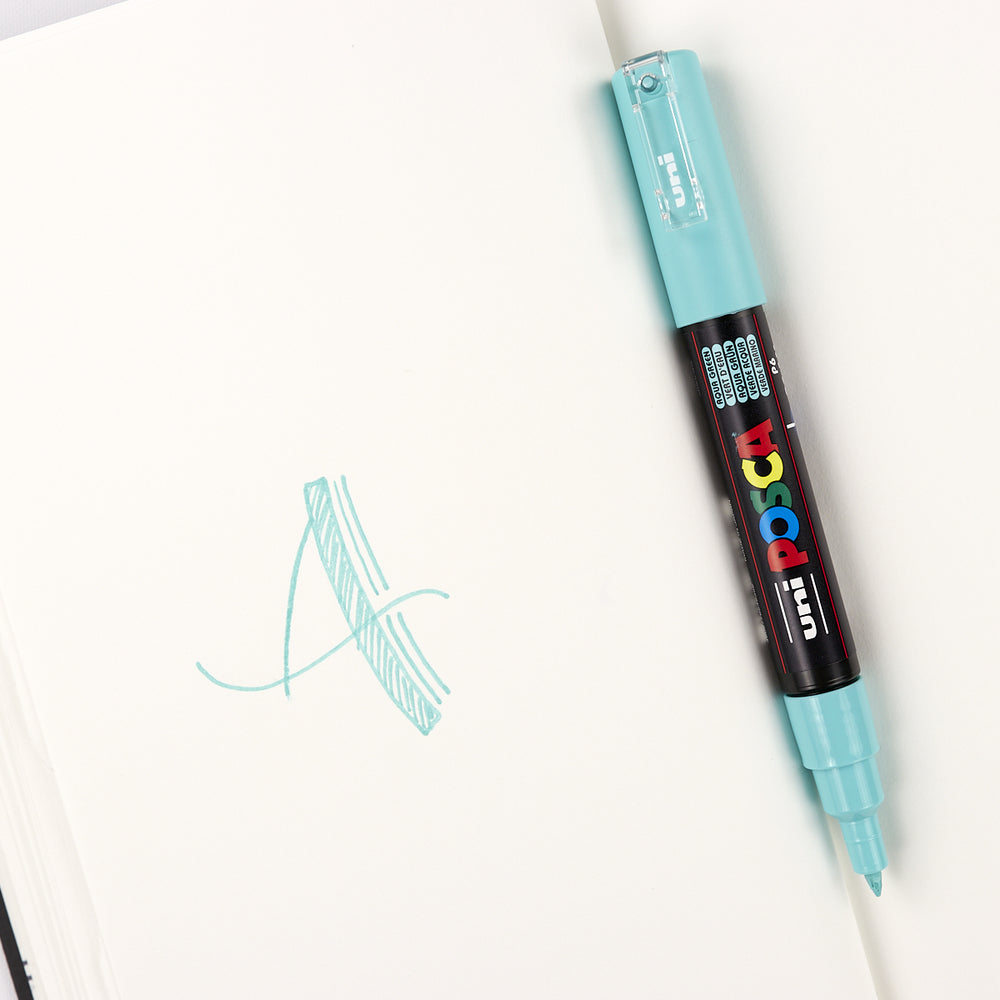 Marker Posca Pc-1m Aquamarin (2)
