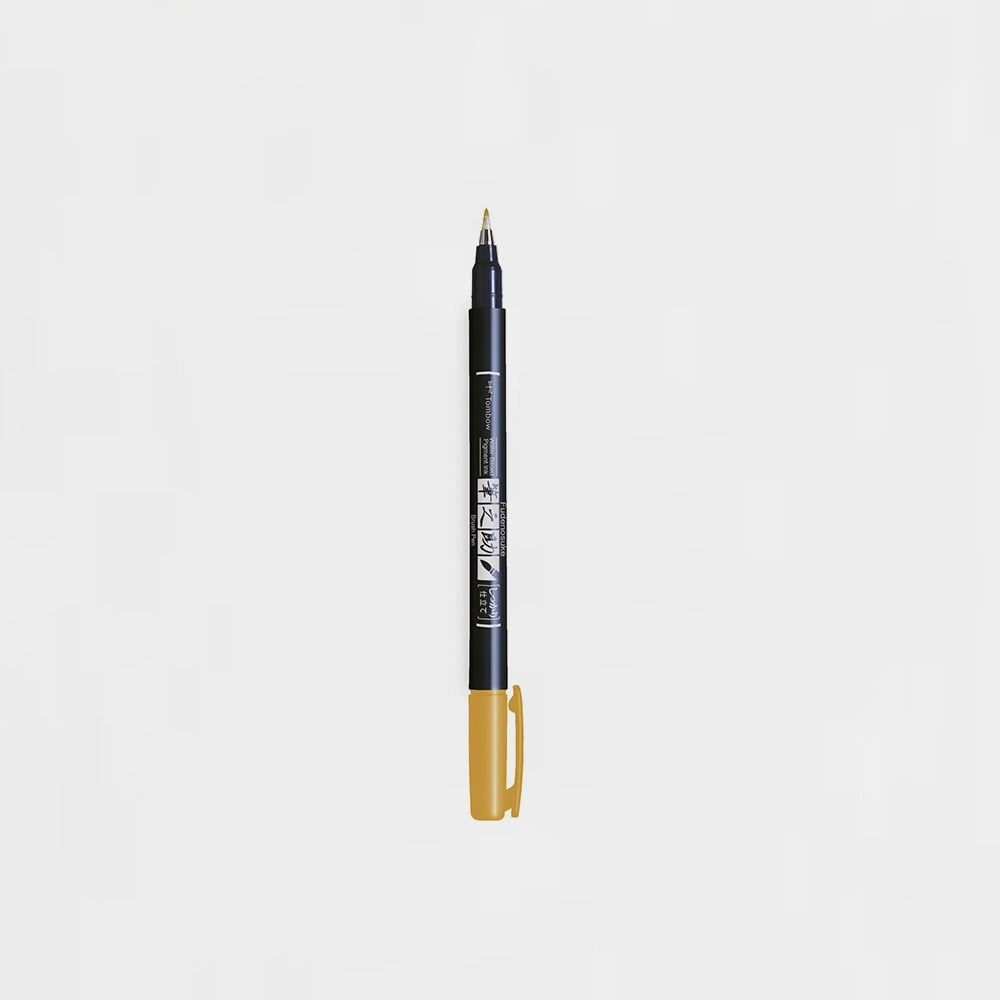 Marker Tombow Fudenosuke Wsbh03 Gelb Harte Spitze
