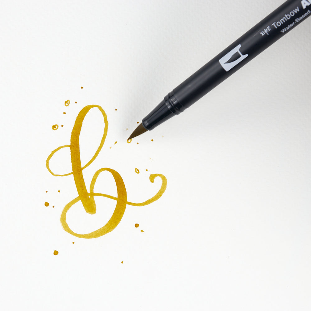 Marker Dual Brush 26 Ochre Tombow (1)