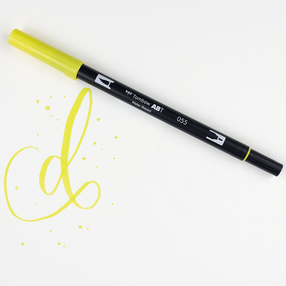 Marker Dual Brush 55 Process Yellow Tombow
