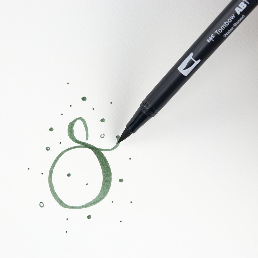 Marker Dual Brush 249 Hunter Green Tombow