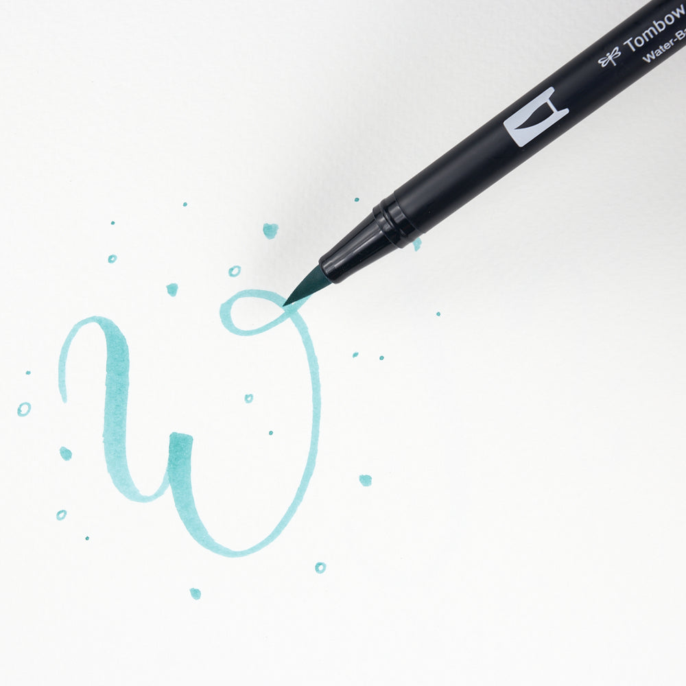 Marker Dual Brush 373 Sea Blue Tombow (1)