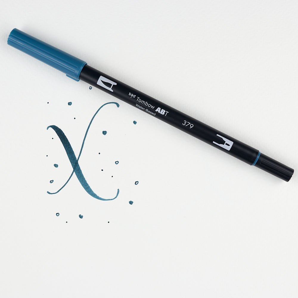 Marker Dual Brush 379 Jade Green Tombow
