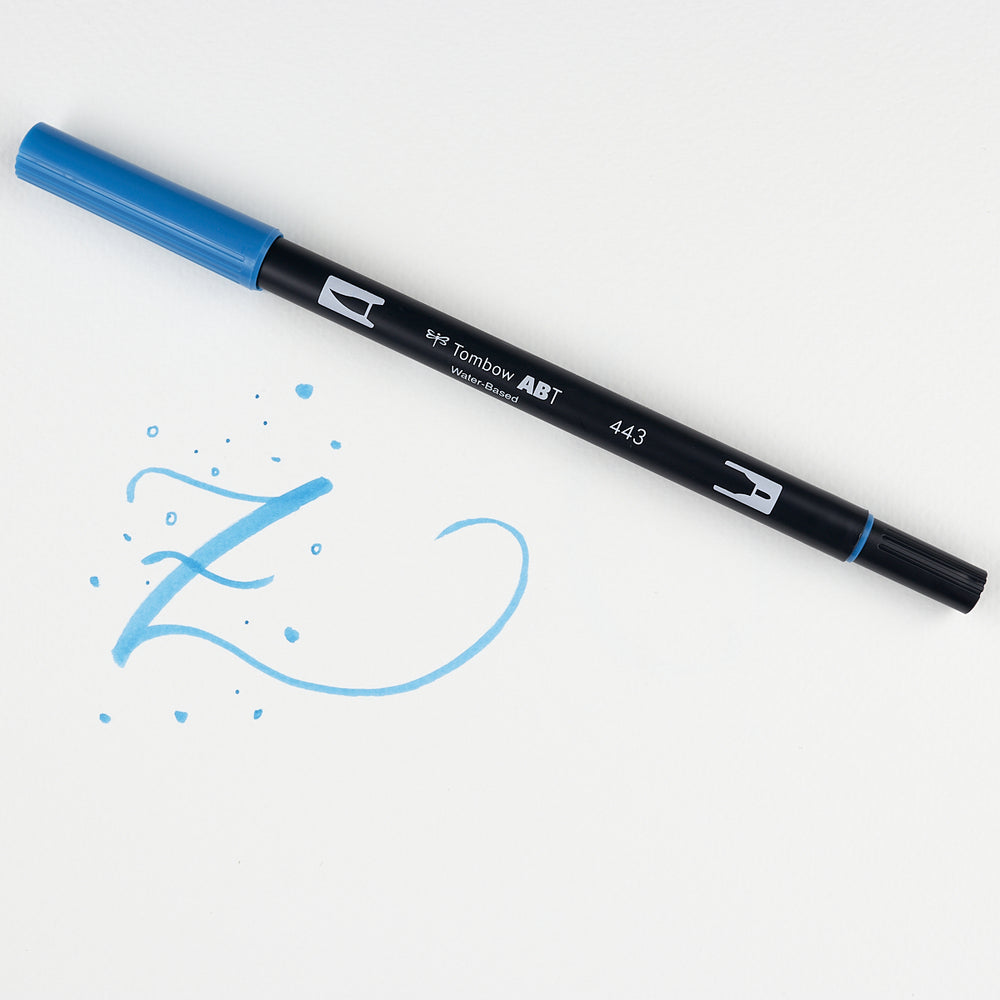 Marker Dual Brush 443 Turquoise Tombow (1)