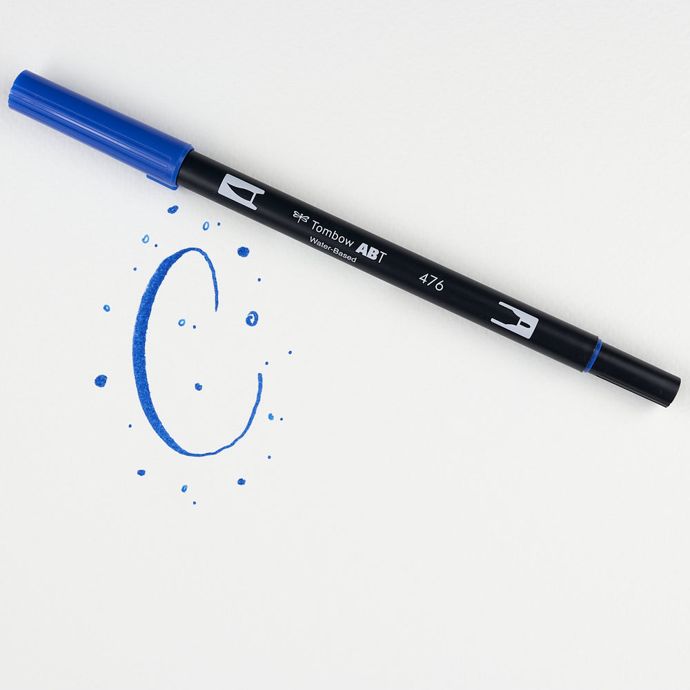 Marker Dual Brush 476 Cyan Tombow (1)