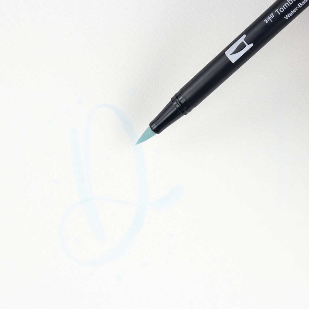 Marker Dual Brush 491 Glacier Blue Tombow (1)