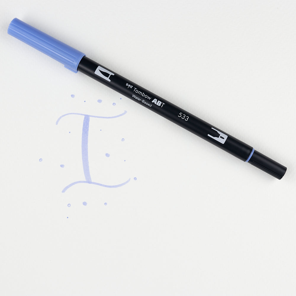Marker Dual Brush 533 Peacock Blue Tombow