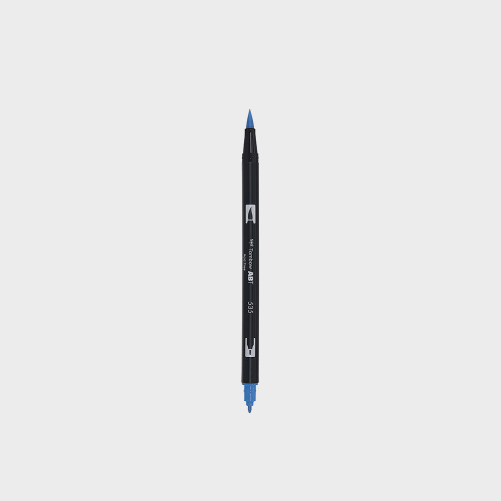 Marker Dual Brush 535 Cobalt Blue Tombow